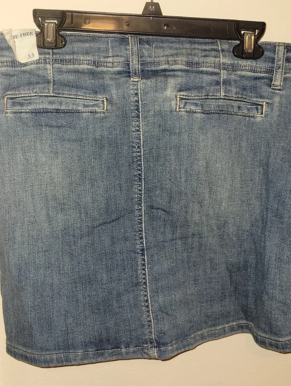 free people Denim Mini Skirt size 16